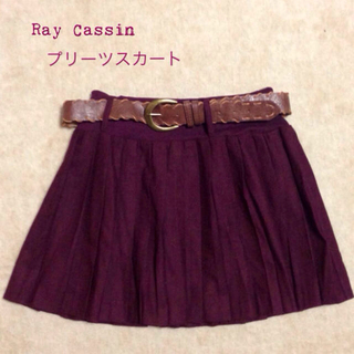 レイカズン(RayCassin)のRay Cassinのプリーツスカート(ミニスカート)