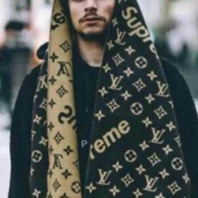 ほぼ未使用】Supreme×Louis Vuitton マフラー-