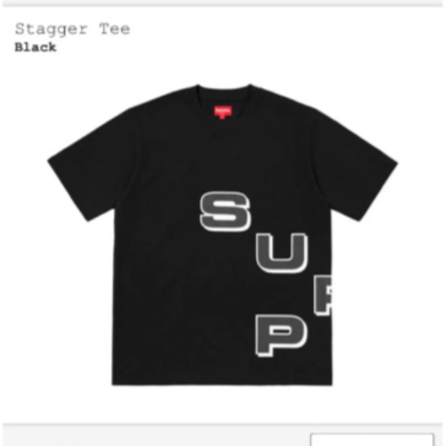 新品 supreme Stagger Tee 1 Tシャツ