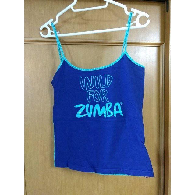 Zumba(ズンバ)のZUMBA ズンバ キャミ ブルー Sサイズ　タンク レディースのトップス(キャミソール)の商品写真