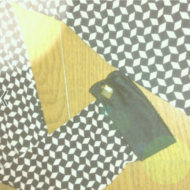 d.i.a(ダイア)のdia 襟付きブロック柄トップス レディースのトップス(カットソー(半袖/袖なし))の商品写真