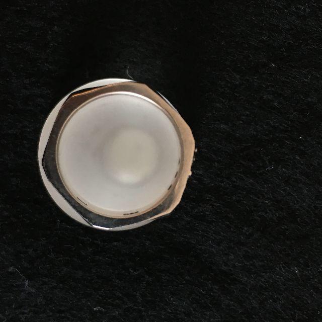 シルバーリング 石付 ユリの紋章 12.5号♪ メンズのアクセサリー(リング(指輪))の商品写真