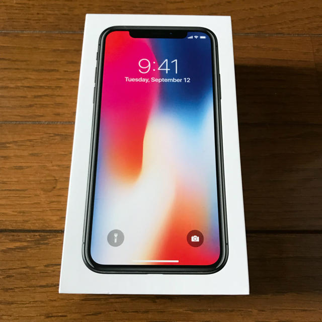 【新品】国内版SIMフリー iPhone X 64GBスペースグレイ 未開封