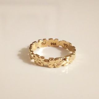 ロノ(LONO)の格安‼️ 美品‼️ 本物❗️14K ハワイアンジュエリー ピンキーリング(リング(指輪))