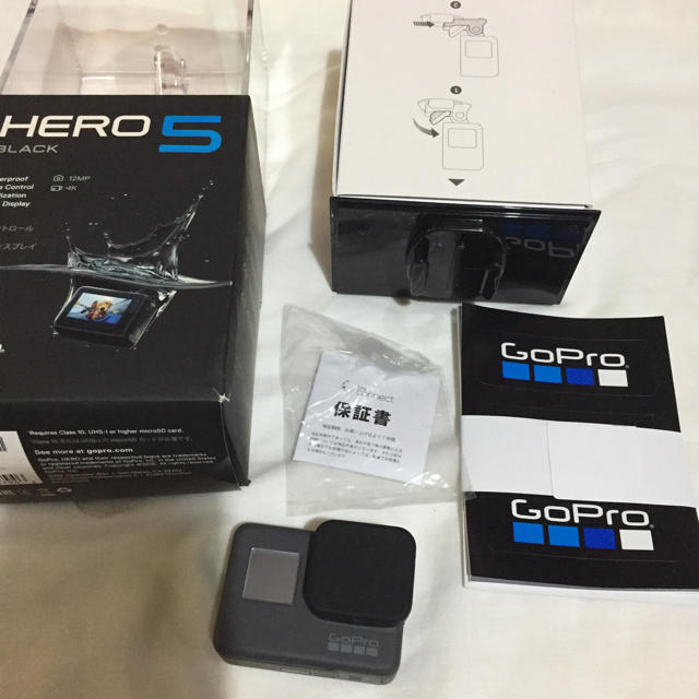 GoPro(ゴープロ)のGoPro HERO5 Black 色々セット スマホ/家電/カメラのカメラ(ビデオカメラ)の商品写真