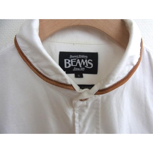 BEAMS(ビームス)のBEAMS ビームス レザーパイピング 半袖シャツ メンズのトップス(シャツ)の商品写真