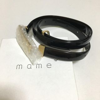 マメ(mame)の新品未使用 ☆ mame シースルーベルト(ベルト)