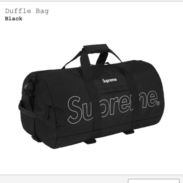 ドラムバッグSupreme  Duffle Bag 18AW ダッフルバッグ