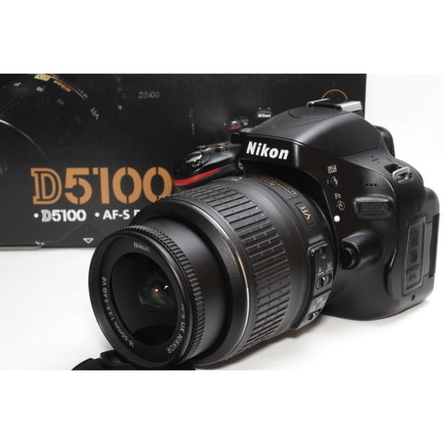 ❤️Wi-Fi＆カンタン自撮り❤️Nikon D5100 レンズキット デジタル一眼