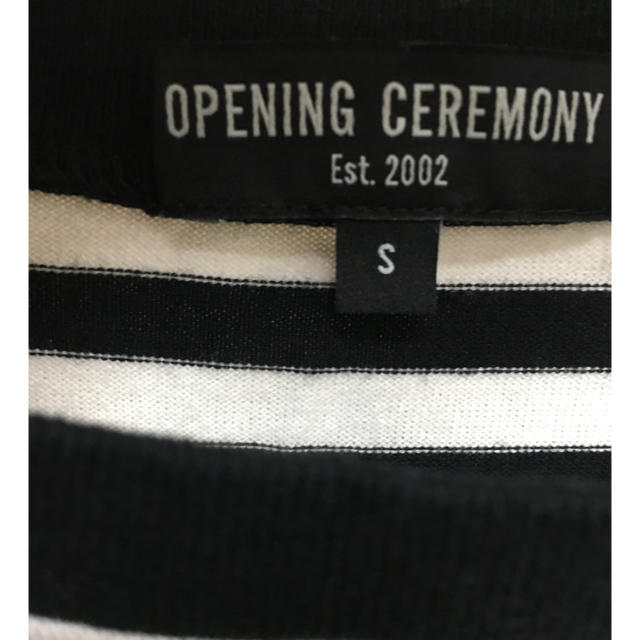 OPENING CEREMONY(オープニングセレモニー)のオープニングセレモニー ボーダーTシャツ メンズのトップス(Tシャツ/カットソー(半袖/袖なし))の商品写真