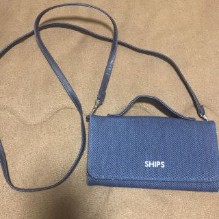 シップス(SHIPS)のSHIPS デニム生地ポシェット(ショルダーバッグ)