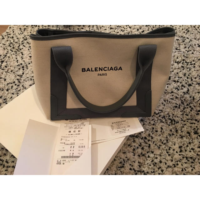 BALENCIAGA バレンシアガ ネイビーカバ Sレディース