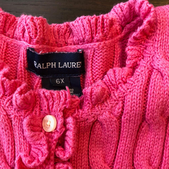 Ralph Lauren(ラルフローレン)のラルフローレン  ニットワンピ キッズ/ベビー/マタニティのキッズ服女の子用(90cm~)(ワンピース)の商品写真