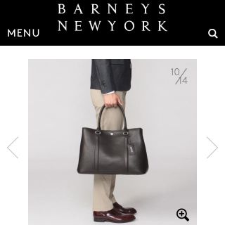 BARNEYS NEW YORK レザートートバック