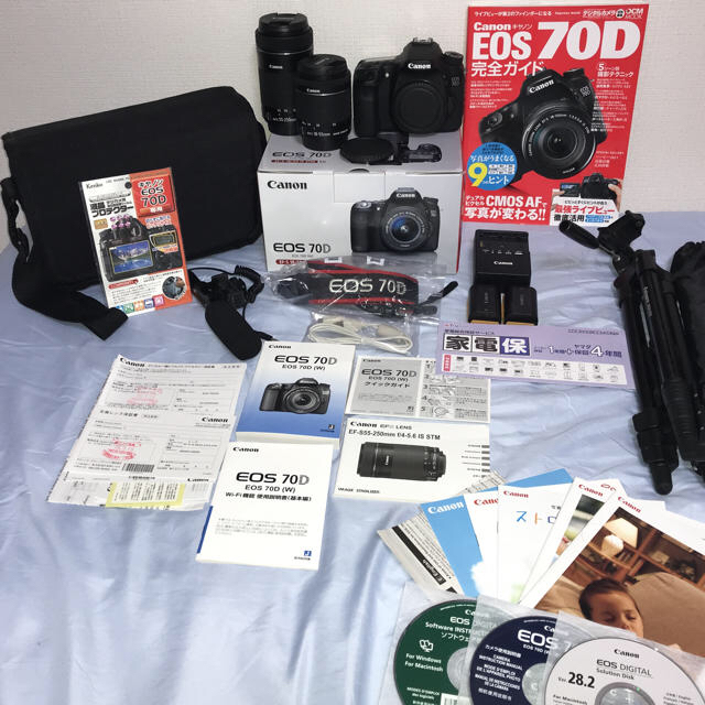 Canon - 【美品・保証あり】CANON EOS70D ダブルズームキット いろいろセット