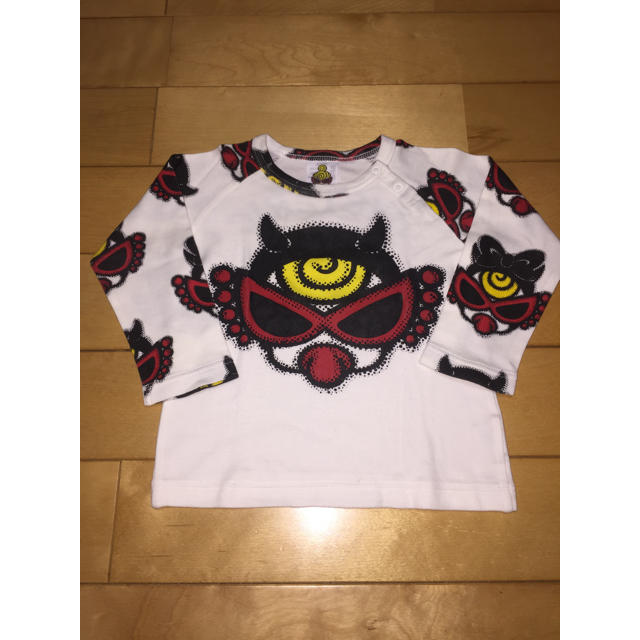 HYSTERIC MINI(ヒステリックミニ)の長袖ロンT✨DEVILKIN💋ヒステリックミニ💘💘💘 キッズ/ベビー/マタニティのベビー服(~85cm)(Ｔシャツ)の商品写真