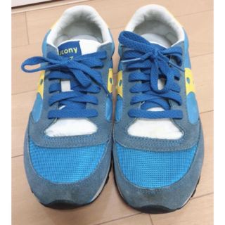 サッカニー(SAUCONY)のSAUCONY JAZZ LOW PRO S70271-3BLUEYELLOW (スニーカー)