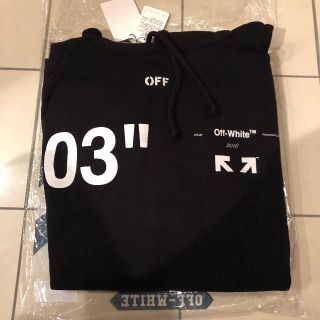 オフホワイト(Off-White)の送料込☆ off-white arrow parka BLK M(パーカー)