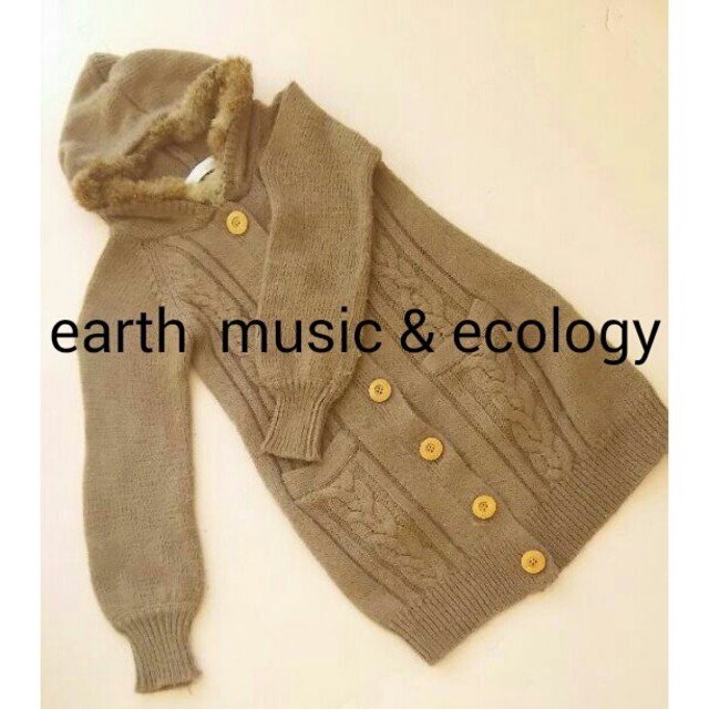 earth music & ecology(アースミュージックアンドエコロジー)のearth music&ecology ニット カーディガン レディースのジャケット/アウター(ニットコート)の商品写真