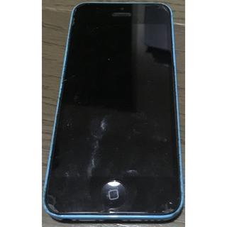 アップル(Apple)のiPhone 5c ブルー ジャンク softbank(スマートフォン本体)