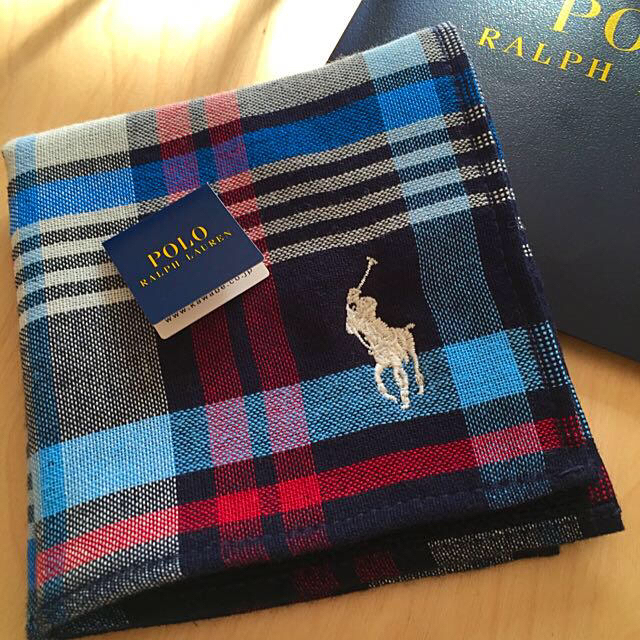 POLO RALPH LAUREN(ポロラルフローレン)のPOLO♡新品ハンカチ レディースのファッション小物(ハンカチ)の商品写真