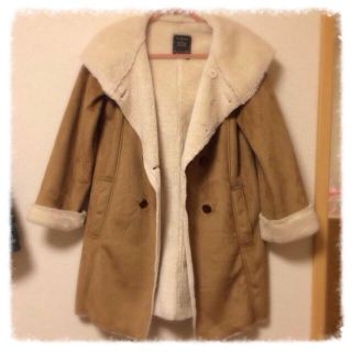 ダブルクローゼット(w closet)のムートンコート(ロングコート)