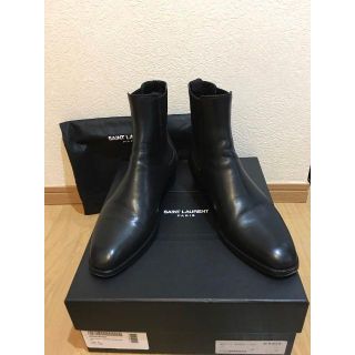 サンローラン(Saint Laurent)の美品☆人気☆サンローラン★エディ期 チェルシーブーツ4cm(ブーツ)