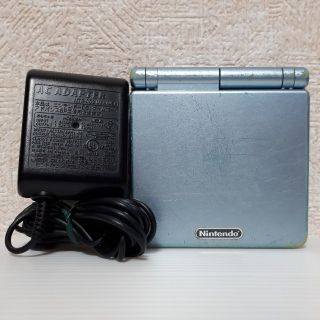 ゲームボーイアドバンス(ゲームボーイアドバンス)の中古★ニンテンドー ゲームボーイアドバンスSP パールブルー本体 充電器付き(携帯用ゲーム機本体)