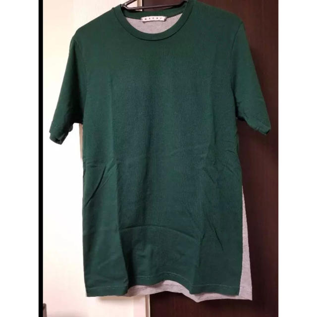 Marni(マルニ)のマルニ グリーンカットソー 44サイズ marni マルジェラ Tシャツ メンズのトップス(Tシャツ/カットソー(半袖/袖なし))の商品写真