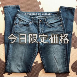 マウジー(moussy)のarticles of society スキニーデニム(デニム/ジーンズ)