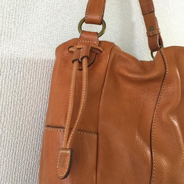 ALBERO by yuuy's shop|アルベロならラクマ - ALBERO☆レザー2wayショルダーバッグ☆ヌメ革の通販 最新品人気