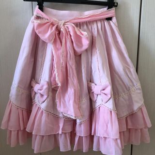 アンジェリックプリティー(Angelic Pretty)のアンジェリックプリティ 無地 フリルスカート(ひざ丈スカート)