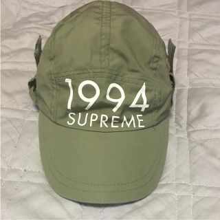 old supreme ロングビルキャップ