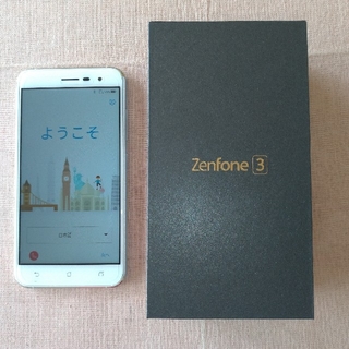 エイスース(ASUS)のzenfone3 SIMフリー国内版(スマートフォン本体)