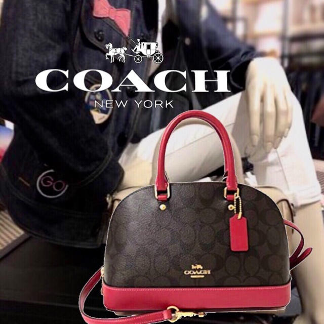 COACH(コーチ)の新品コーチ 斜め掛けショルダーバッグ シエラ ミニドーム サッチェル レディースのバッグ(ショルダーバッグ)の商品写真