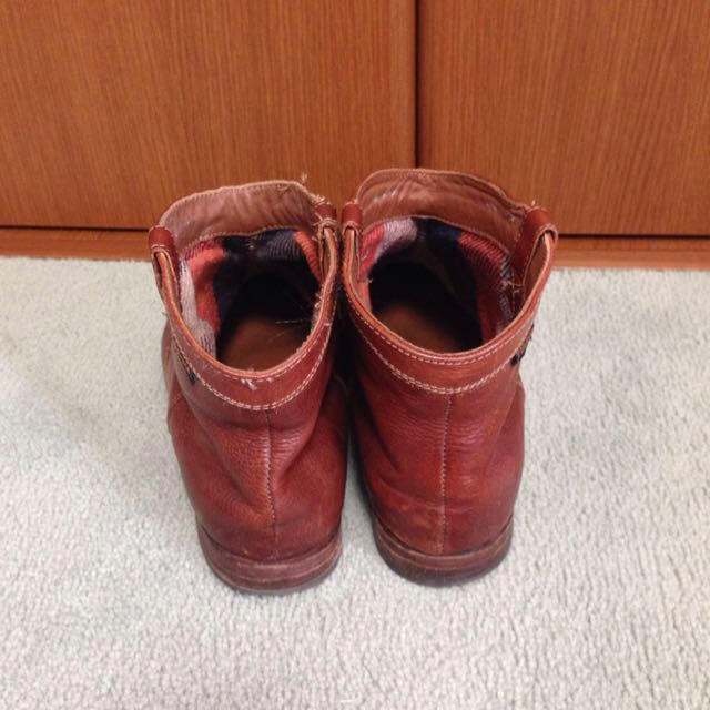 CAMPER(カンペール)のブラウンショートブーツ レディースの靴/シューズ(ブーツ)の商品写真
