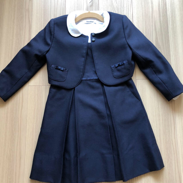 ファミリア受験アンサンブルとブラウス120サイズキッズ服女の子用(90cm~)