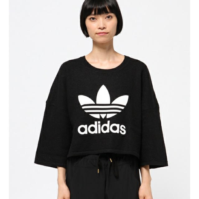 adidas(アディダス)のadidas  トレフォイル ウール スウェット  レディースのトップス(トレーナー/スウェット)の商品写真