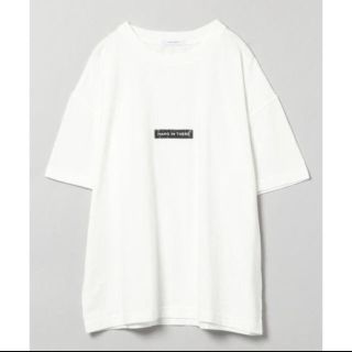 ジーナシス(JEANASIS)のJEANASiS Tシャツ 白T ボックスロゴ(Tシャツ(半袖/袖なし))