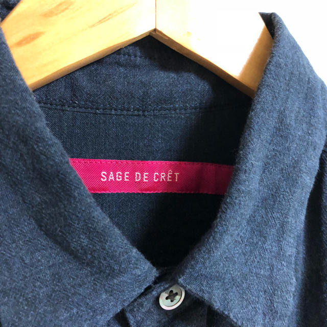 sage de cret(サージュデクレ)のSAGE DE CRET 16ss シャツ レイヤード 切替ロングシャツ メンズのトップス(シャツ)の商品写真