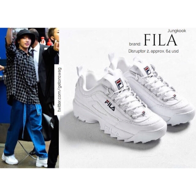 BTS FILA コラボスニーカー　テヒョン