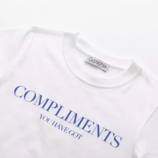 Drawer(ドゥロワー)のCOMPLIMENTS Ayako Tanaka Tee♡ レディースのトップス(Tシャツ(半袖/袖なし))の商品写真