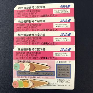 エーエヌエー(ゼンニッポンクウユ)(ANA(全日本空輸))の【haru様専用】ANA（全日空）株主優待券 2枚(航空券)