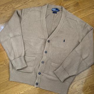 ラルフローレン(Ralph Lauren)のラルフローレン♡カーディガン♡ベージュ♡Ｌサイズ♡男女兼用OK♡セーター♡学生服(カーディガン)