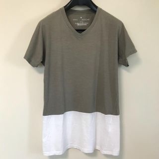 クリスヴァンアッシュ(KRIS VAN ASSCHE)の【美品/定価3万】 Kris Van Asshe バイカラーTシャツ(Tシャツ/カットソー(半袖/袖なし))