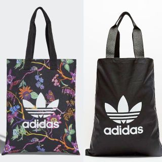 アディダス(adidas)の【新品・即発送OK】adidas オリジナルス ショッパー トート 花柄/黒(トートバッグ)