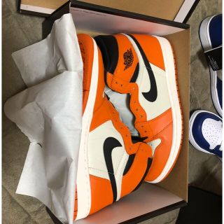 ナイキ(NIKE)の26.5 nike air jordan 1 retro og オレンジ(スニーカー)