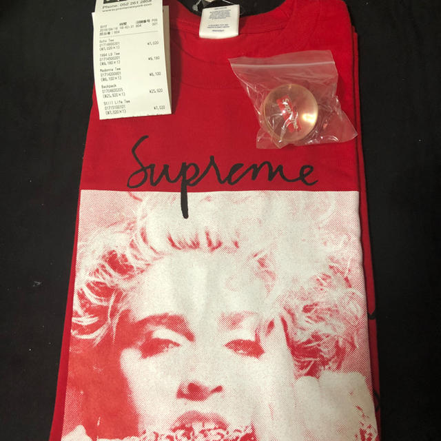 Ｍサイズ！！supreme Madonna tee 大人気カラー 赤メンズ