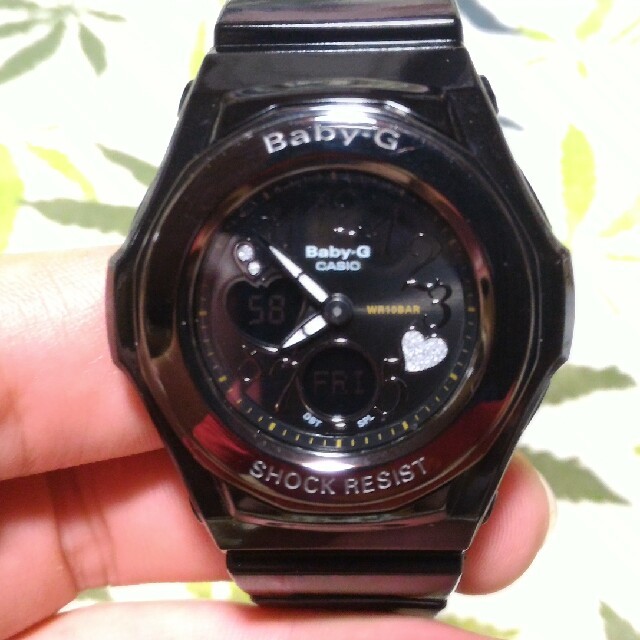 Baby-G(ベビージー)のはる様専用　CASIO Baby-G bga-102　ジーショック　ブラック レディースのファッション小物(腕時計)の商品写真