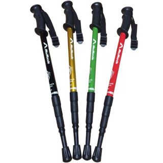 2本組 アルミ製 トレッキングポール ステッキ 杖 登山 ウォーキングポール(登山用品)